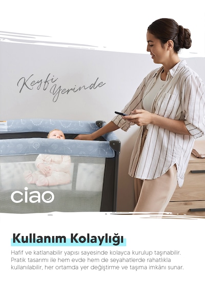 Huggy Ciao Park Yatak Oyun Parkı + Yatak