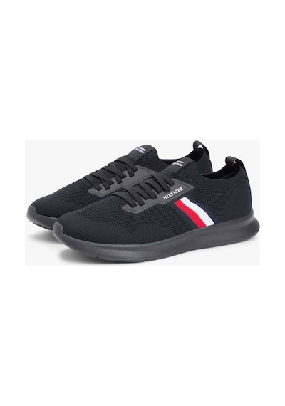 Tommy Hilfiger Lıghtweıght Knıtted Runner Black