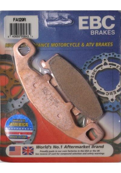 Ebc Fa129r 1995-1997 Kawasaki Zl 600 Uyumlu Ön Fren Balatası Sinterli Balata