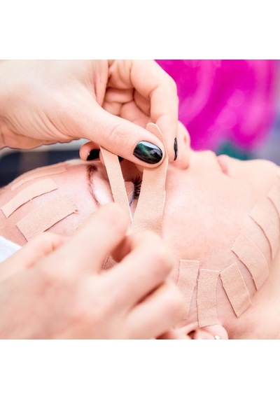 Yüz Kinesiotape Face tape Yüz Germe Bandı