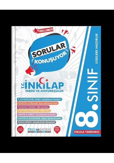 Pruva Akademi Yayıncılık 8.sınıf T.c İnkilap Tarihi Ve Atatürkçülük Sorular Konuşuyor