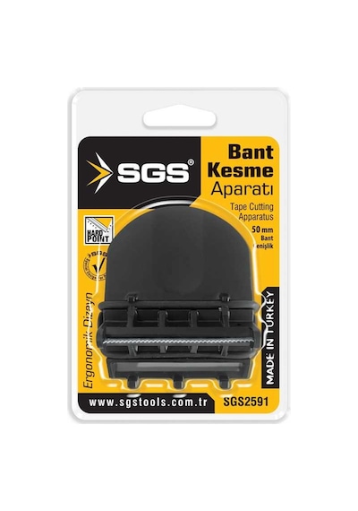 Sgs Akrilik Koli Bandı 6'lı Ekonomik Paket - 45 Mm X 100 M Şeffaf Bant Ve Kesme Aparatı