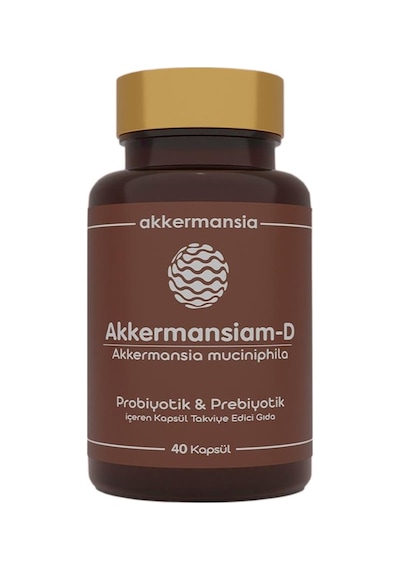Akkermansiam-D Probiyotik & Prebiyotik 40 Kapsül