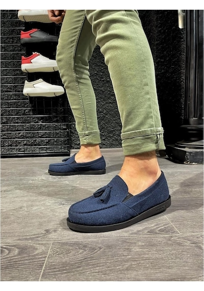 Knack Loafer Erkek Ayakkabı 007 Mavi (539903290) Çok Renkli