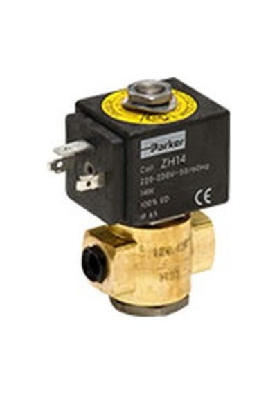 Parker Scem 120.4 Ir 1/8-Na Solenoıd Valf + 14W Soketli Bobin