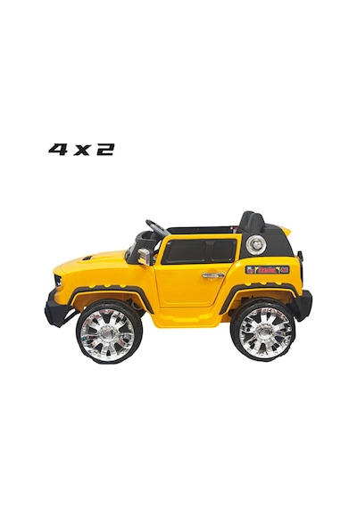 Akar Oyuncak İznik 4x2 12 Volt Uzaktan Kumandalı Akülü Suv Çocuk Arabası Sarı