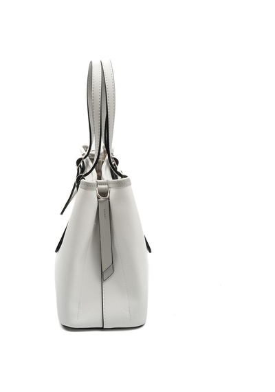 Silver Polo Sp1252 Kadın El Çantası Düz Beyaz-a.gri