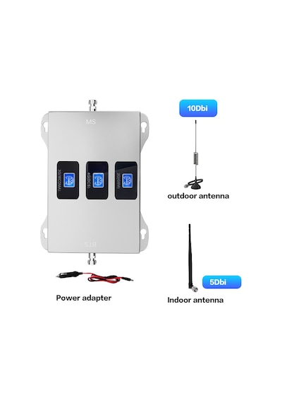Telesinyal 30 KIRSAL ALAN Gsm Telefon Sinyal Güçlendirici, Yükseltici ve Arttırıcı (üç bantlı) 2g 3g ve 4.5g lte