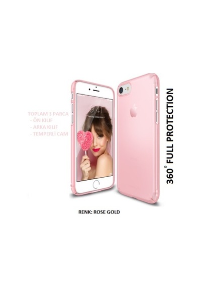 Apple Uyumlu iPhone 5 - 5S - Se Kilif 360° Derece Tam Koruma / 3 Parça 213000635 - Renk Seçiniz / Siyah