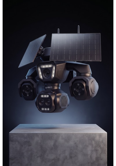 Solar Guardian Pro 5 Lensli 4g Sim Kartlı Solar Panelli Güvenlik Kamerası