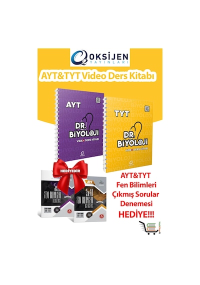 Dr.biyoloji Tyt Ayt Video Ders Kitabı A Yayınlari Tyt Ayt Fen Bilimleri Çıkmış Sorular Denemeleri