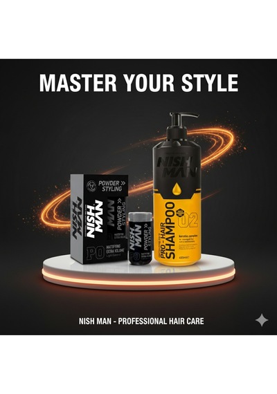 P 0 Toz Saç Şekilendirici Wax 20 Gr X 3 Adet/ + 400 Ml Tuzsuz Şampuan Hediye