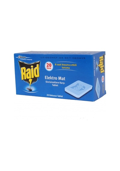 Raid Elektro Max Mat Sivrisineklere Karşı 24 x 20 Tablet