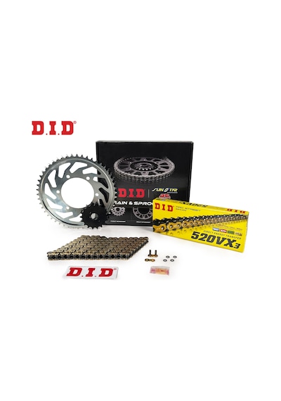 Zincir Dişli Seti Ducatı Monster 797 Cc 2017-2020 / Ducatı / Monster / 797cc / Zincir: Dıd-520vx3 Gold -104 / Ön Dişli: Sunstar 15t / Arka Dişli: Jt 46t / 2017-2018-2019-2020 Zincir Dişli Seti Ducatı Monster 797 Cc 2017-2020 / Ducatı / Monster / 797cc / Zincir: Dıd-520vx3 Gold -104 / Ön Dişli: Sunstar 15t / Arka Dişli: Jt 46t / 2017-2018-2019-2020