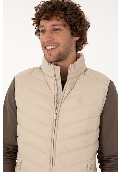 U.s. Polo Assn. Erkek Taş Yelek Dokuma 50310045-vr049 Tas