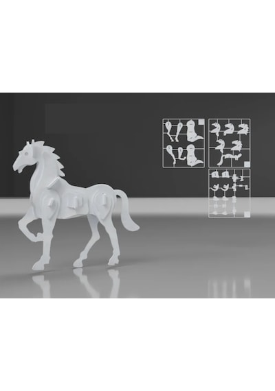 3d At Plastik Puzzle Yapboz Montessori