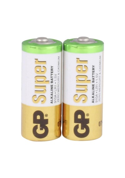 Batteries Gp910a Süper Alkalin Lr1/n/910a Boy Yarım Kalem Pil, 1.5 Volt, 2'li Kart