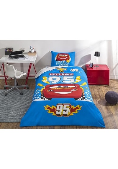 Disney Cars Let' S Race Tek Kişilik Pamuk Nevresim Takımı Diğer