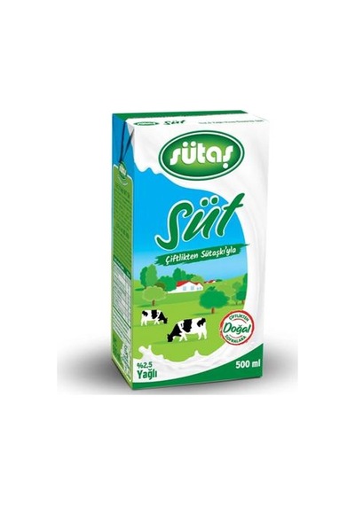 Sütaş  Yağlı Süt 500 ML