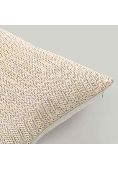 Linens Rafi 45x45 Cm Kırlent Kılıfı Krem