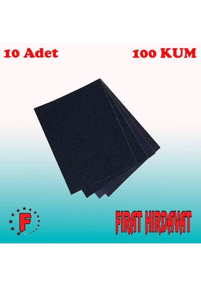 Tabaka Zımpara 100 Kum 10 Adet
