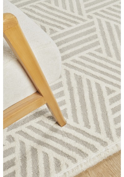 Kaşmir Halı 7/24 Plushy Tova Gray 200x290 Cm Gri