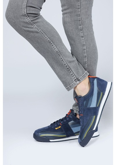 Jump 29072 Lacivert - Turuncu Erkek Sneaker Günlük Spor Ayakkabı