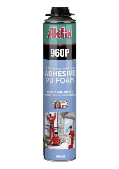 Akfix 960p Mantolama Tabancalı Köpük Fa009 750 Ml