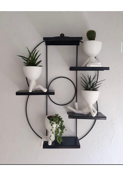 İnsansı Saksı 4 Lü Set