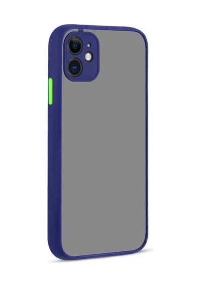 Apple Uyumlu iPhone 12 Mini Kılıf Zore Hux Kapak Lacivert