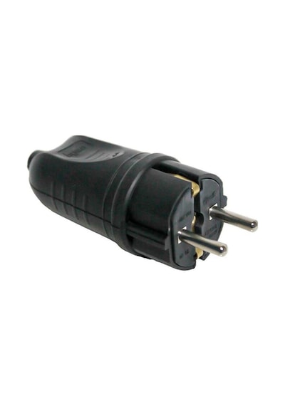 Kauçuk Düz Fiş 1x16a Ip44
