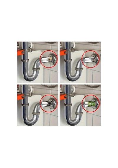 2 Metre Kıskaçlı Lavabo Açma Teli Tıkalı Banyo Lavabo Deliği Gider Boru Açma Teli 4 Kıskaçlı