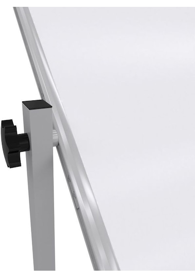 Emaye Yüzey 360 Dönerli Mobil Yazı Tahtası 90x120cm Beyaz