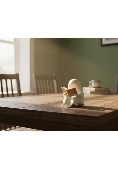 3d Baskı Kitap Okuyan Hayalet Biblo