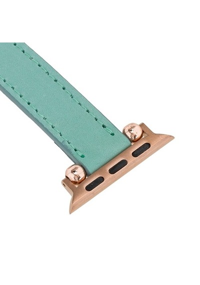 Bouletta Apple Watch Uyumlu Deri Kordon 42-44-45Mm Ferro Brn7 Yeş