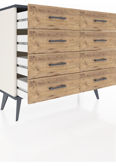 Arges Şifonyer 8 Çekmeceli 88x30x80 Aytaşı-antrasit/çam Antrasit/çam Arges Şifonyer 8 Çekmeceli 88x30x80 Aytaşı-antrasit/çam Antrasit/çam