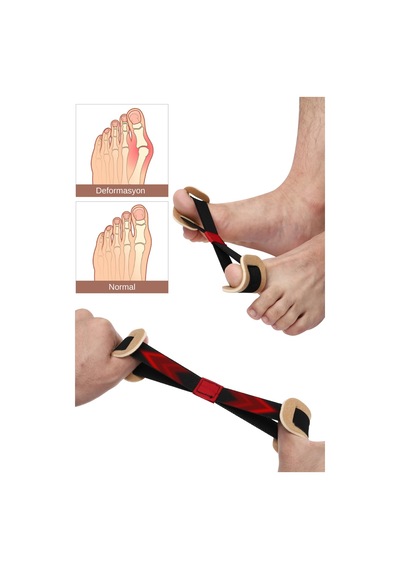 Ayak Baş Parmak Egzersiz Lastiği Hallux Valgus Bunyon Düzeltici Güçlendirici Aparat - 850294370