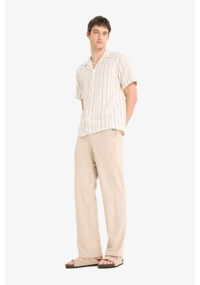 DeFacto Beli Bağcıklı Wide Leg Geniş Paça Eşofman Altı E5212AX25SMBG170