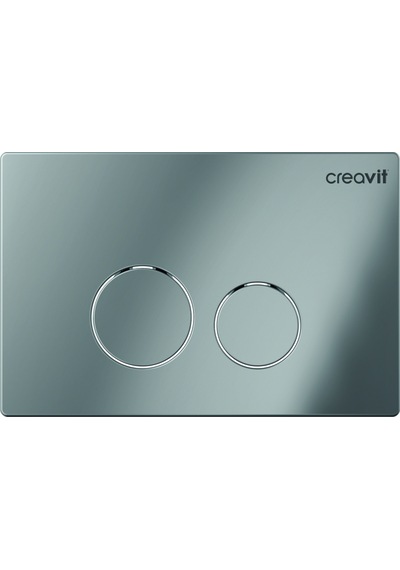 Creavit Terra Parlak Krom Kaplama Kumanda Paneli GP9004.00 Krom