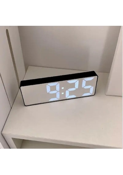 Aynalı Termometre Alarm Takvimli Led Dijital Masa Saati Diğer