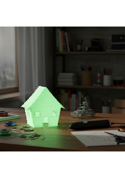 3d Kalem Filament Pla Glow İn The Dark Karanlıkta Parlayan Kalem 10 Metre 5 Adet 2 Metre