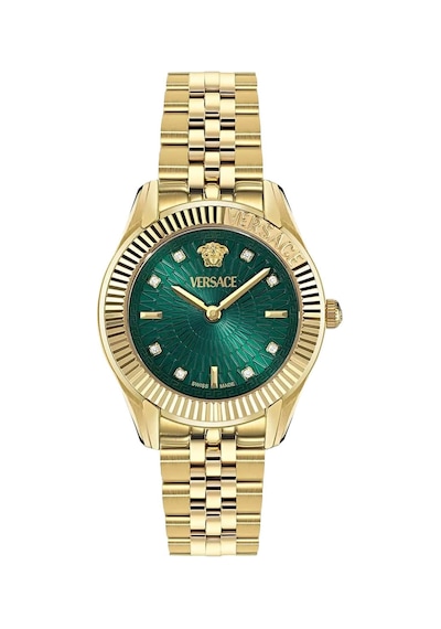 Versace Greca Time Petite 30 Mm Quartz Saat Vrscve9ca0725 Yeşil