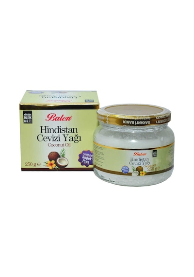 Hindistan Cevizi Yağı Soğuk Pres 250 Gr Cam Şişe