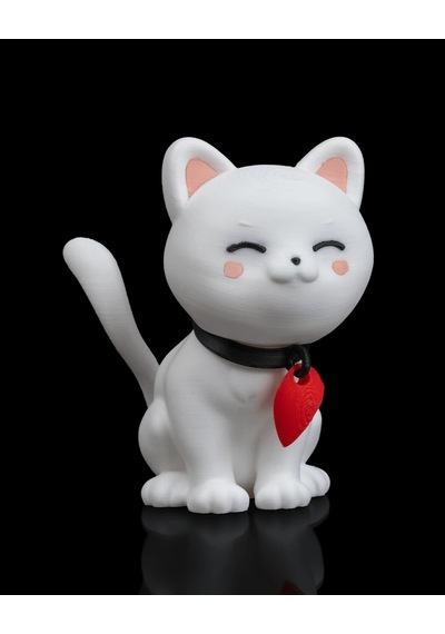 Purrfect Pair Mıknatıslı Kalpli Aşık Kediler Biblo Seti 10 Cm