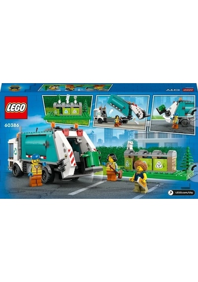 LEGO® City Geri Dönüşüm Kamyonu 60386 Yaratıcı Oyuncak Yapım Seti 261 Parça