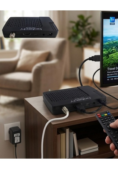 Muratech 1080p Hd Görüntü Kaliteli Uydu Alıcı Hdmı Çıkışlı Usb Destekli Kolay Kurulum