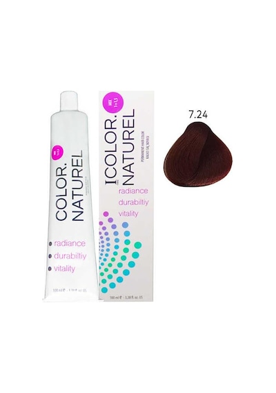 Color Naturel 7.24 Boya Altın Kahve 100 ml