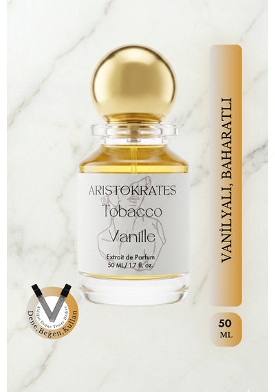 Tobacco Vanille Unisex Extrait Parfüm 50 Ml Vanilyalı, Tatlı, Baharatlı Tütün, Kakao, Tonka Aromatik - Odunsu