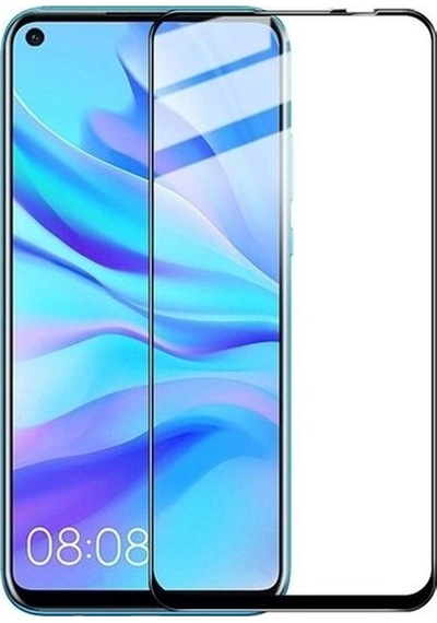 Adaman Mate 30 Lite Uyumlu Temperli Siyah Ekran Koruyucu Kırılmaz Cam