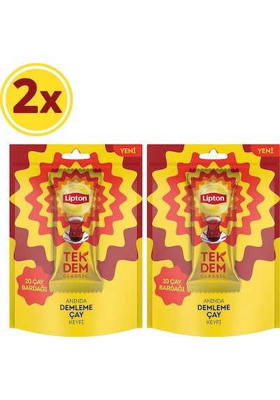 Lipton Anında Çay Tek Dem Klasik 2 x 10'lu